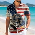 thumbnail image 5 of Yindaity Men'S Patriotic Shirts Men's 4th of July Shirt 2026 American Flag 250th Anniversary T-Shirt USA Patriotic Independence Day Top Star Stripes Tee(Khaki,XL), 5 of 6