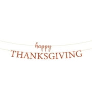 Way to Celebrate Happy Thanksgiving Glitter Banner 1 ct, 72" x 5"