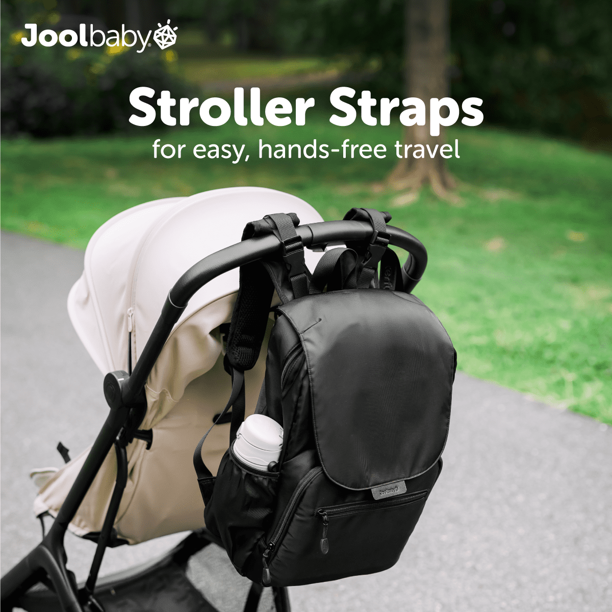 Jool Baby Relay Diaper Backpack With Changing Pad, Insulated Bottle Pockets, Wearable Breast Pump Pockets