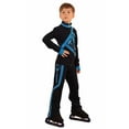 thumbnail image 3 of IceDress Figure Skating Outfit - Thermal - IceDress for Boys (Black with Blue), 3 of 4