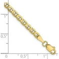 thumbnail image 2 of Avariah Diamonds Solid 14K Yellow Gold 3.2mm Concave Anchor Chain - 16", 2 of 4
