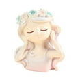 thumbnail image 2 of Fairy Head Plant Bot Girl Planter Decoración de arte creativo de arte multifunción, 2 of 8
