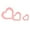 Pink, variant on Pink Wooden Heart Centerpiece Heart Shape Table Sign for Romantic Valentines Day Party Table Fireplace Home Decor (3 Sizes)