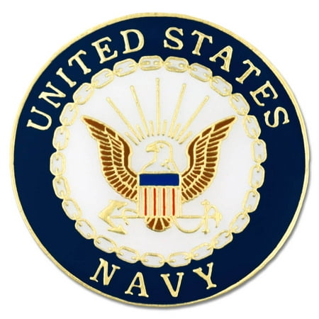 U.S. Navy Seal USN Military Branch Enamel Lapel