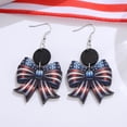 thumbnail image 4 of YYKihy Earrings Acrylic Star Red White Blue Drop Dangel Earrings Festival Patriotic Jewelry, 4 of 6