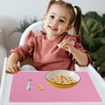 thumbnail image 3 of TidBay Set de Table en Silicone Résistant à la Chaleur Imperméable Tapis de Repas avec Bords Surélevés Antidérapant Anti-Taches Tapis de Cuisson pour Enfants Protecteur de Comptoir, 3 of 7