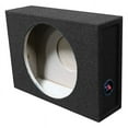 thumbnail image 2 of Q-Power Shallow Single 12" SealedTruck Subwoofer Enclosure Box, Charcoal, 2 of 2