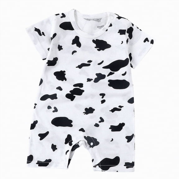 kpoplk Summer Baby Boys Jumpsuit Baby Girl Bodysuits, Baby Boys Short Sleeves Rompers, Clothing Newborn Baby Cotton Short Sleeve Thin Crawling Suit Baby Onesie Clothes Size 6-12 Months,Black