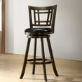 thumbnail image 5 of Furniture of America Hillcrest Wood 29-in Swivel Barstool, Cherry, 5 of 6