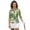 Hawaiian Leaf, variant on Uorisanigo Western Tribal Women's Golf Top Size S Casual Long Sleeve Golf Polo Shirts with Zipper Versatile Fashion Quick Dry Athletic Tops for Workout Sports Comfortable Pullover