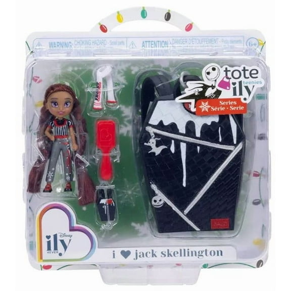 Disney Tote Ily Teenies Holiday I Love Jack Skellington Mini Doll