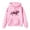 Pink, variant on Weebloom Hoodies For Girls Kids Horse Print Long Sleeve Hoodies Trendy Holiday Streetwear,8-9 Years