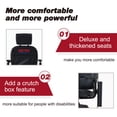 thumbnail image 6 of Holaki Max Plus Powered Mobility Scooters For Adults Mobility Scooters For 300 lbs Foldable Handicap Mobility Scooter, Red, 6 of 10