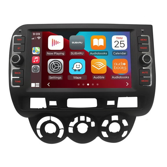 For 2004-2007 Honda Fit Jazz Radio Apple CarPlay Android 13 Stereo Touch Screen