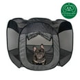 thumbnail image 3 of FurHaven Pet Products Mesh Open-Air Pet Playpen - Gray, Large, 3 of 10