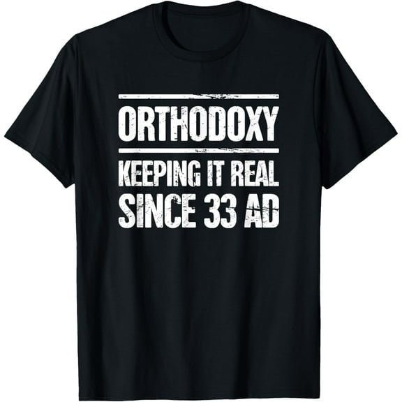 Funny - Christian Eastern Orthodox T-Shirt T-ShirtMen and women, Black T-shirt, size: Extra large