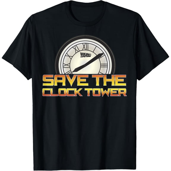 Back To The Future Save The Clock Tower T-Shirt