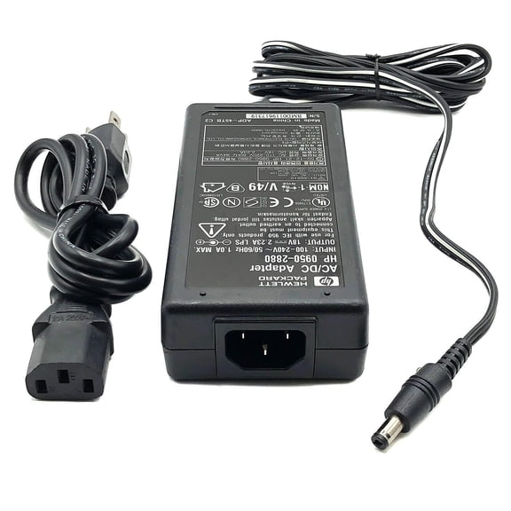 Pre-Owned Genuine HP 0950-2880 18V 36W AC DC Adapter w/ Power Cord