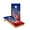 Add Carrying Case, variant on Skip's Garage | American Flag Peace Sign Cornhole Boards with Bags