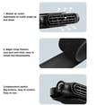 thumbnail image 4 of Car Seat Fan,Turbo Wind Power Usb Rechargeable Fan Back Pillow Car Cooling Fans that Blow Cold Air, 4 of 7