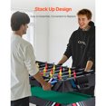 thumbnail image 4 of KFFKFF 4-in-1 Combo Game Table Set, 48" Air Hockey Table, Multi Combination Table with Air Hockey, Pool Billiard, Foosball, Ping Pong, Pushers & Pucks, 4 of 9