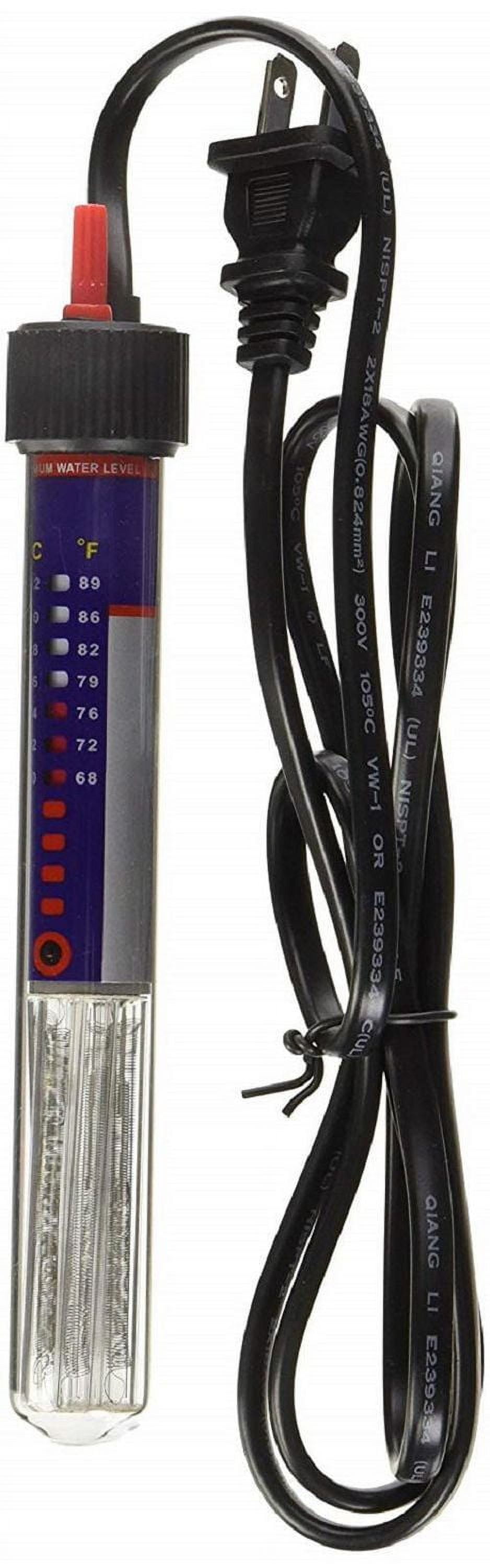 PENN-PLAX Cascade Heat Aquarium Heater – Fully Submersible – Great for Freshwater and Saltwater Fish Tanks – 7.5” Length – 25 Watt