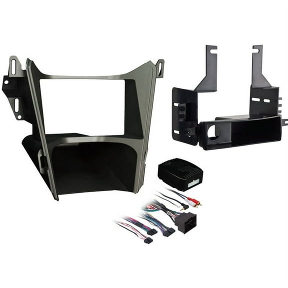 Metra 99-3307G Gray Single/Double DIN Dash Kit for Select 2010-15 Chevrolet/GMC