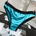 thumbnail image 6 of Women Satin Briefs G-string Thongs Lingerie Underwear Panties Silky Knicker, 6 of 9