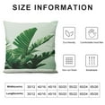 thumbnail image 5 of Nawypu  Summer Style Home Decorative Throw Pillow Covers Vintage Tropical Green Leaves Cushion Case Plant Palm Monstera Leaf Pillowcase, 5 of 5