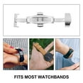 thumbnail image 3 of Stainless Steel Watch Clasp Watch Strap Replacement Buckle Watchband Clasp, 3 of 9
