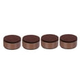thumbnail image 1 of GUOOL 4 Pcs. Extensions de Meubles Rondes, Extensions de Meubles Lourdes, Placards Hauteur Marron 60x32mm, 1 of 9