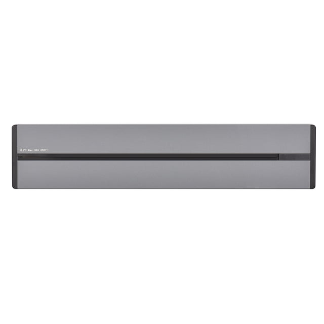 Mistaha Innovative Power Track System for Cable Management - Wall-Mounted Electrical Slide Rail for Kitchen Home Office - Wireless Outlet Slide Rail (Socket not Included) 40CM Grey