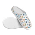 thumbnail image 3 of Lsque Undersea Animals Pattern Womens Comfort Cotton on Scuff With Memory Foam and Anti-skid Sole Slipper-37/38, 3 of 7