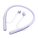 thumbnail image 4 of Banda para El Cuello con Micrófono In-ear Inalámbrico Cancelación de Ruido Carga Rápida Deportes Auriculares Bluetooth Auriculares Auriculares para Ne - Púrpura, 4 of 8