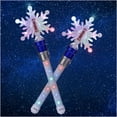 thumbnail image 1 of Varita de copo de nieve congelada iluminada - Varitas giratorias de copo de nieve Varita mágica Juguete giratorio para niñas y niños Juguetes sensoriales de princesa mágica Regalo de Navidad y cumplea, 1 of 9