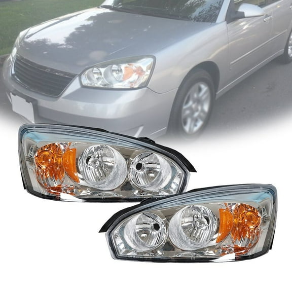 Headlight Assembly For Chevy Malibu 2004-2008 Headlamps Left Right Side Halogen