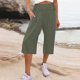 thumbnail image 2 of WILLBEST Pantalones Casuales para Mujer: Pantalones Anchos de Verano con Bolsillos para Mayor Comodidad Diaria. Extra Grande, 2 of 6