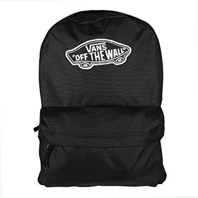 realm backpack plain black school bag 