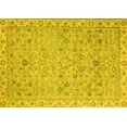 thumbnail image 1 of Ahgly Company Indoor Rectangle Oriental Yellow Traditional Area Rugs, 5' x 7', 1 of 4