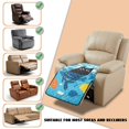 thumbnail image 6 of Kuiaobaty Cat Fish Print Armless Reclining Sofa Cover, Non Slip Quilted Seat Cushion Slipcover, Waterproof Pets Friendly Furniture Protector for Dogs, Cats, 6 of 7