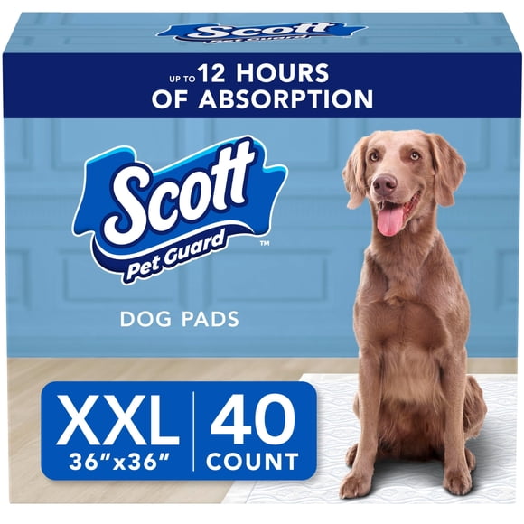 Empapadores para perros Scott Pet Guard XXL 91 x 91 cm, 40 unidades
