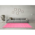 thumbnail image 3 of Ahgly Company Indoor Rectangle Abstract Pink Contemporary Area Rugs, 5' x 7', 3 of 4