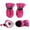 Rose Red, variant on Warm Dog Snow Boots Waterproof Anti-Slip Small Dog Puppy Cat Winter Boots Pet Shoes 4pcs