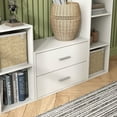 thumbnail image 2 of Join Stackable 2-Drawer Wood White Cabinet, 2 of 12