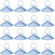 thumbnail image 1 of Paquete de 40 ventosas de PVC transparente NQ sin ganchos redondas con adhesivo fuerte, 1 of 4