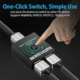 thumbnail image 6 of HDMI Switch 4K HDMI Splitter-Aluminum Bi-Directional HDMI Switcher HDMI Switch Splitter 2 x 1/1 x 2 Support 4K 3D HD 1080P for Xbox PS4 Roku HDTV, 6 of 7