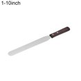 thumbnail image 2 of Neinkie Straight and Angled Icing Spatula - Cake Frosting Spatula - High Grade Stainless Steel | Baking and Cake Decorating Supplies - Multipurpose Use for Home, Kitchen or Bakery, 2 of 7