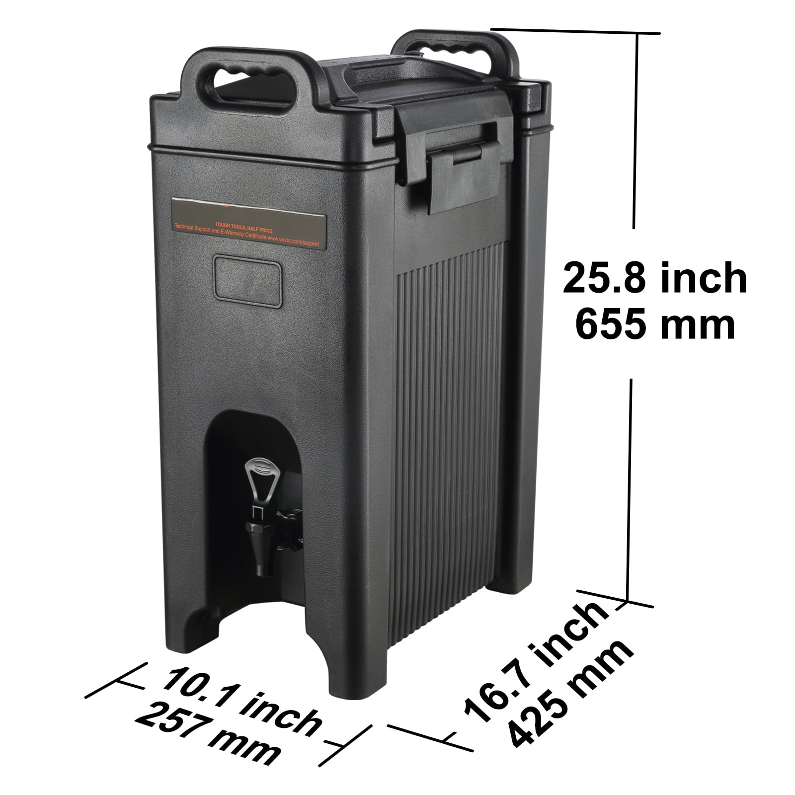 KFFKFF Insulated Iced and Hot Beverage Server/Dispenser 5 Gallon Beverage Carrier Food-Grade LDPE Material