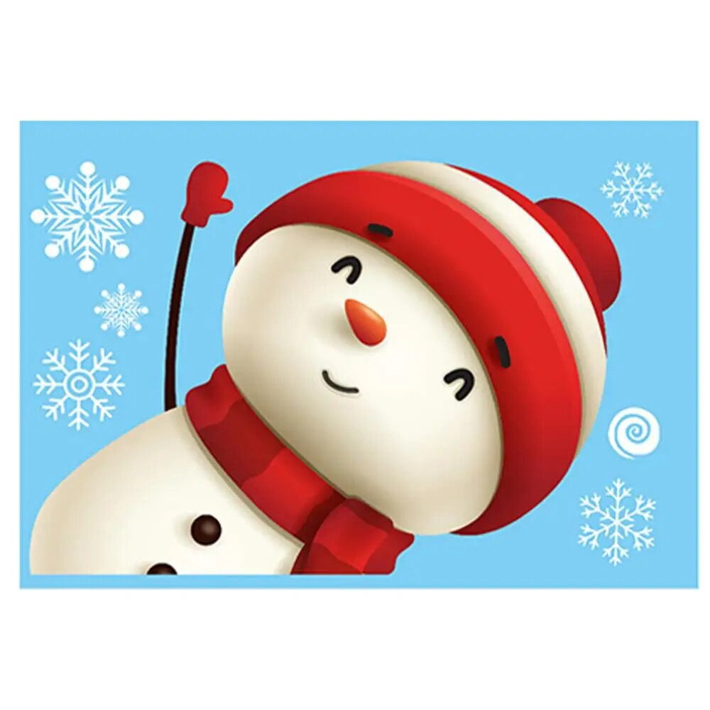 Acuarela Pegatinas Navidad Para Ventanas Y Cristal - Vinilos Doble Cara Reutilizables - Stickers Winter Snowflake Para Escaparate Y Decoración Infantil