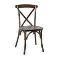 thumbnail image 3 of 2 Pk. HERCULES Series Mahogany Cross Back Chair, 3 of 6